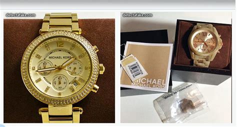 serial number michael kors watch